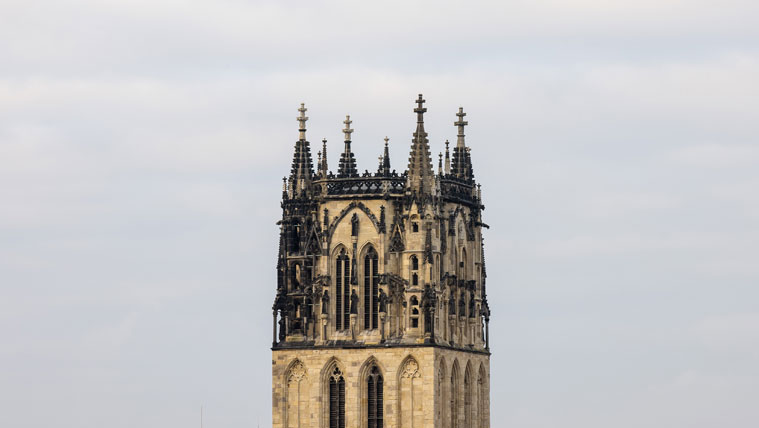 Kirchturm der Überwasserkirche in Münster